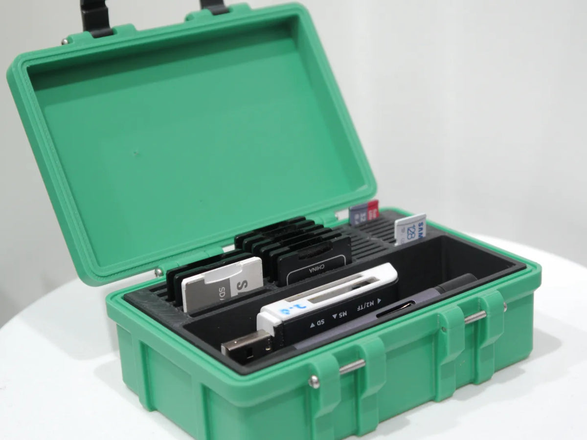 Boîte robuste (+espace pour lecteurs USB / emplacements SD) - Voyage Print