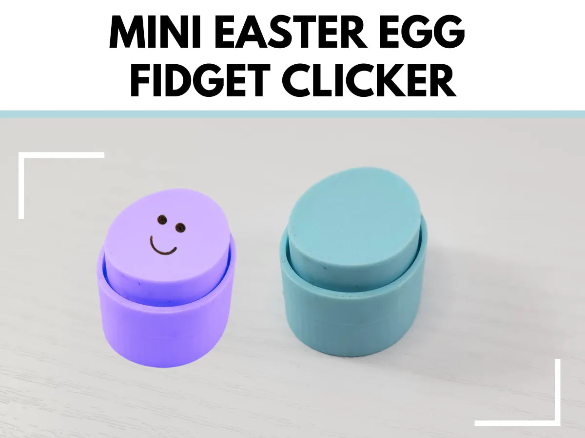 Mini-clavier Kawaii en forme d'œuf de Pâques, jouet à manipuler anti-stress - Fêtes Print