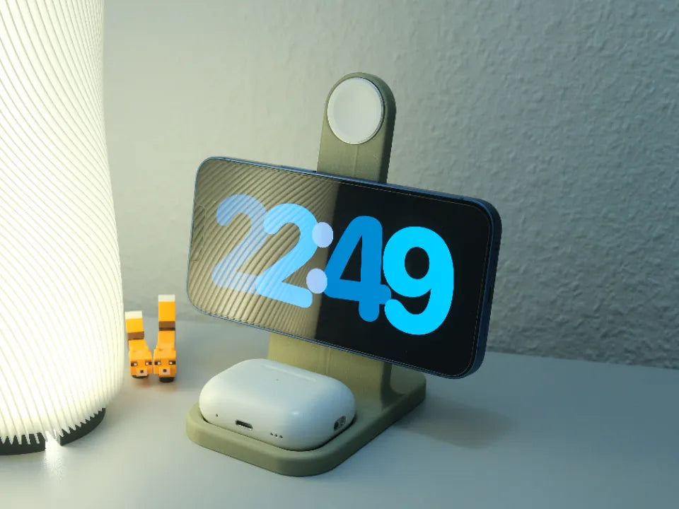 Support de charge iPhone et Apple Watch - Bijoux Print