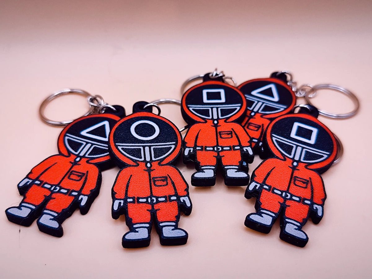 Porte-clés gardes de squid game - Geek Print