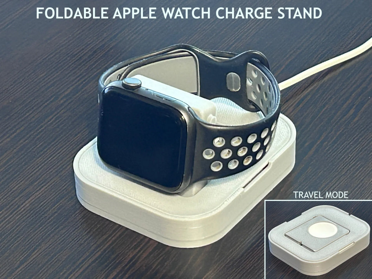 Support de charge Apple Watch pliable - Impression Plane - Bijoux Print