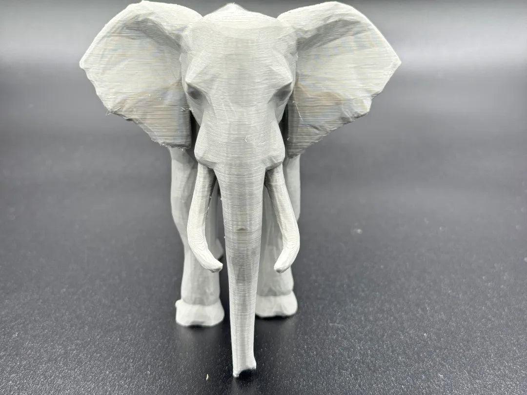 Éléphant Low Poly - Art Print