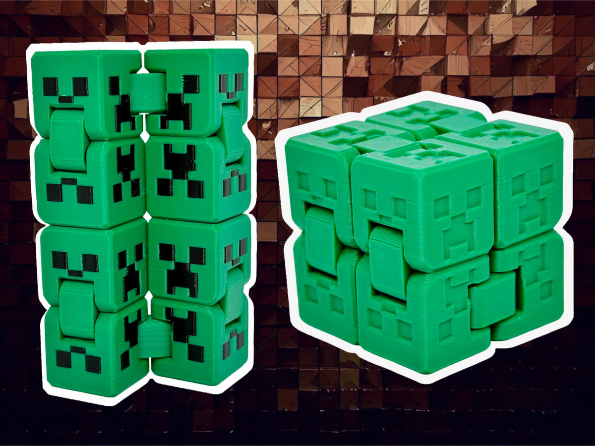 Cube anti-stress Minecraft : Creepers - Geek Print