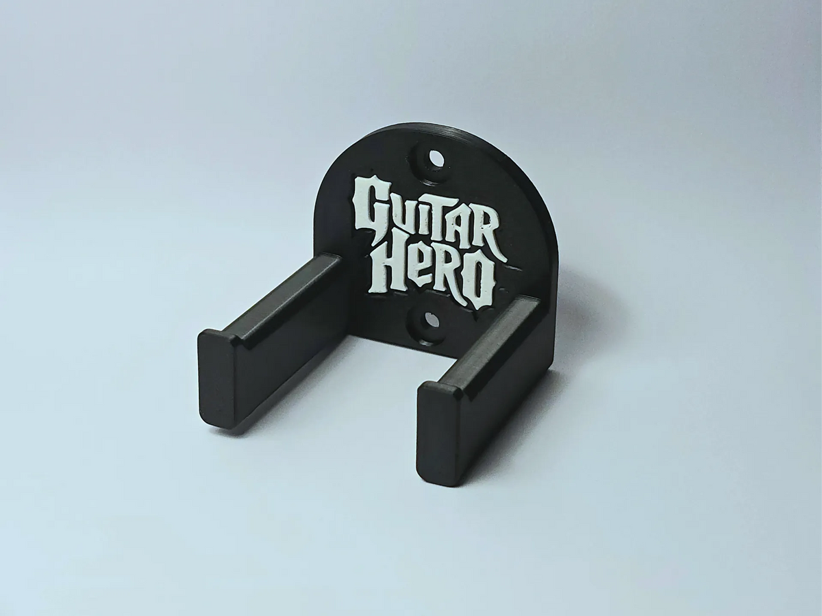 Patère murale Guitar Hero - Music Print
