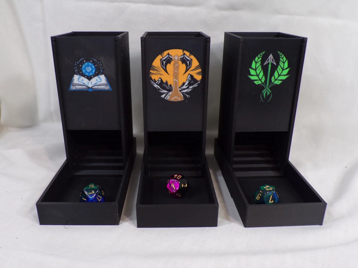 Tour et rangement de dés de classe Donjons et Dragons - Jeux Print