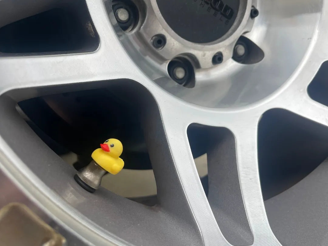 Valve de pneu canard en caoutchouc ! Pour voitures et motos - Auto Print