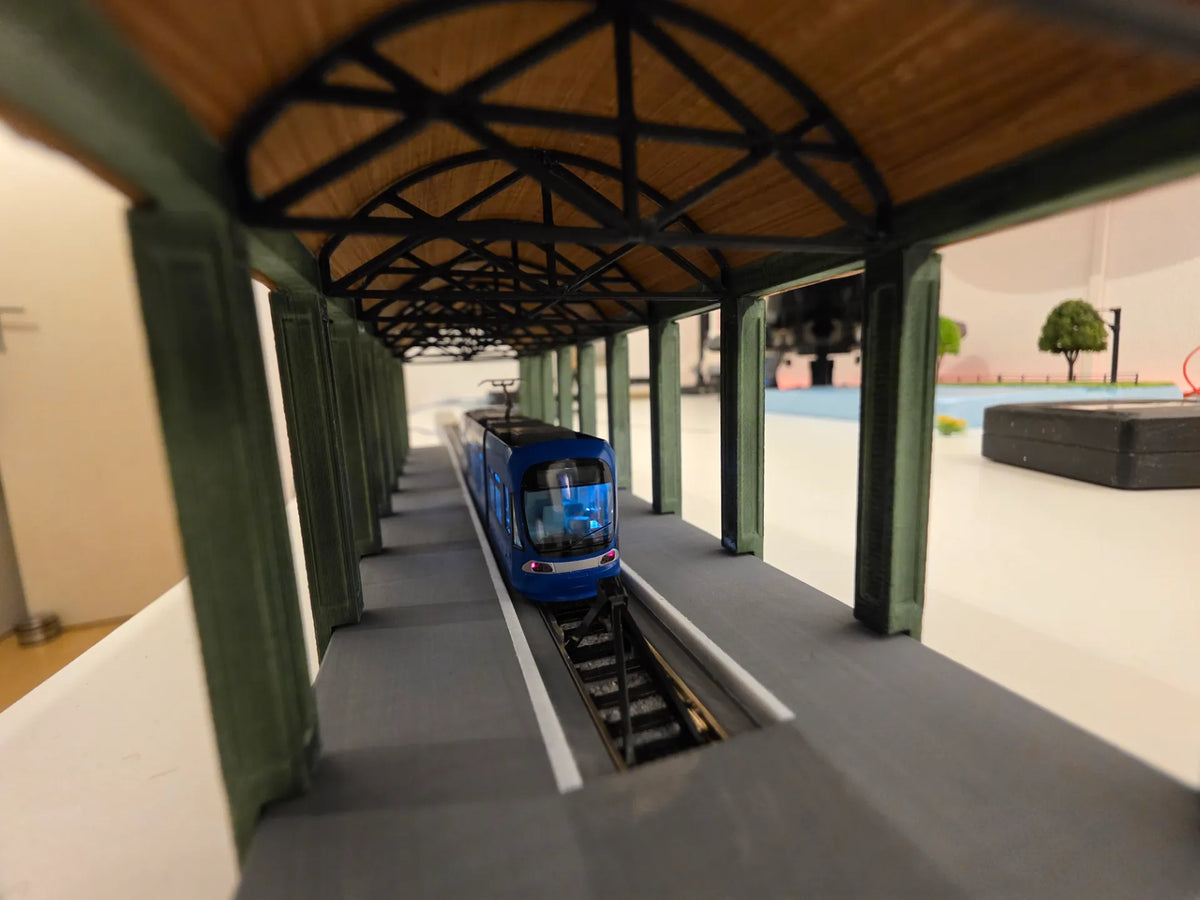 Station échelle N - Maquette Print