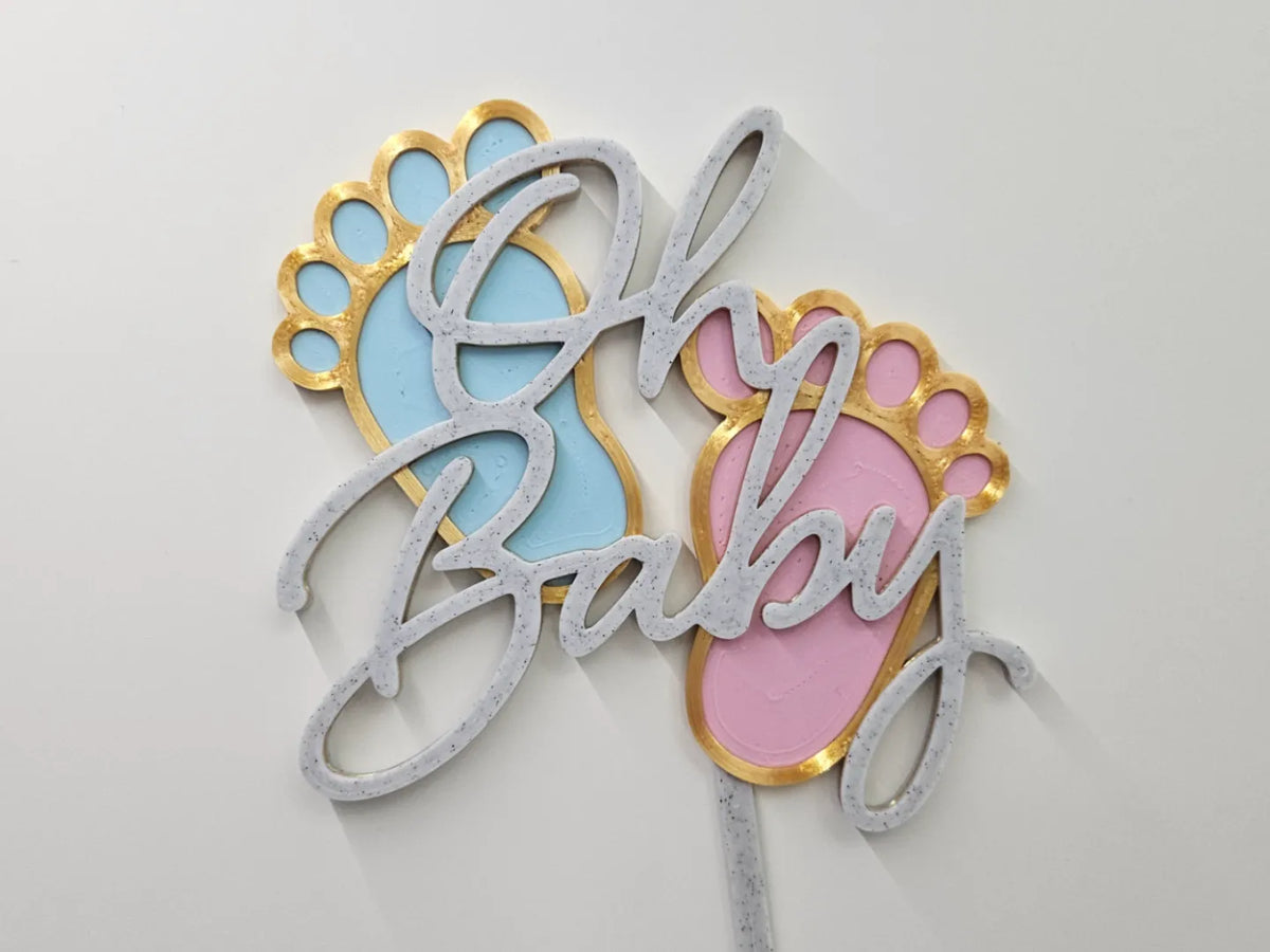 Décor de gâteau pour Baby Shower - Fêtes Print