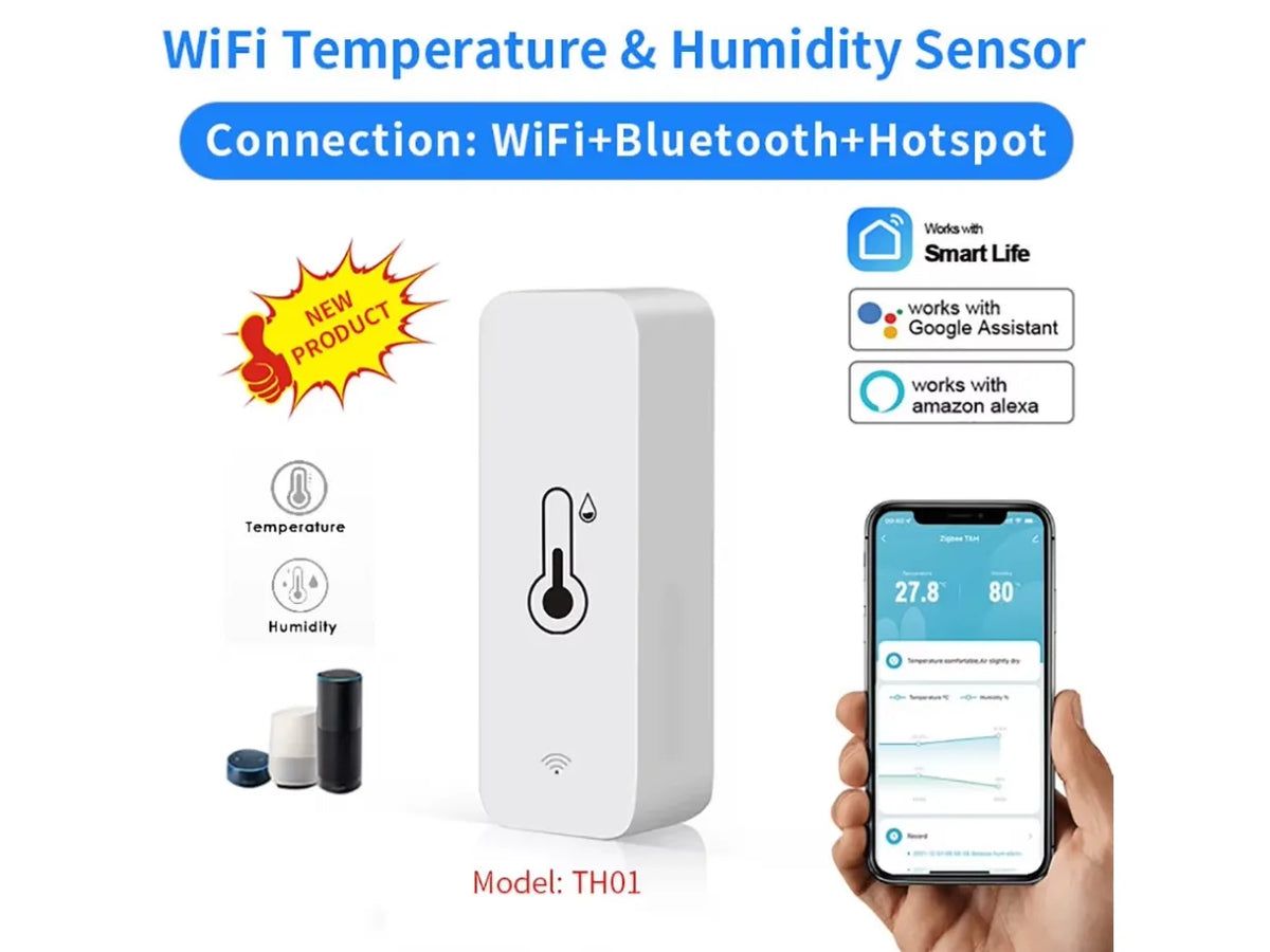 Support simple pour capteur d'humidité et de température Tuya Zigbee - Tech Print