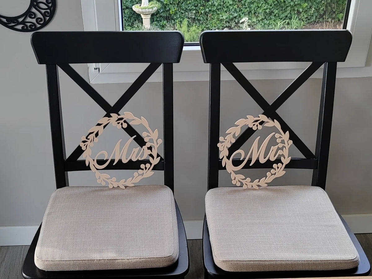 Chaises de Mariage Panneaux - Fêtes Print