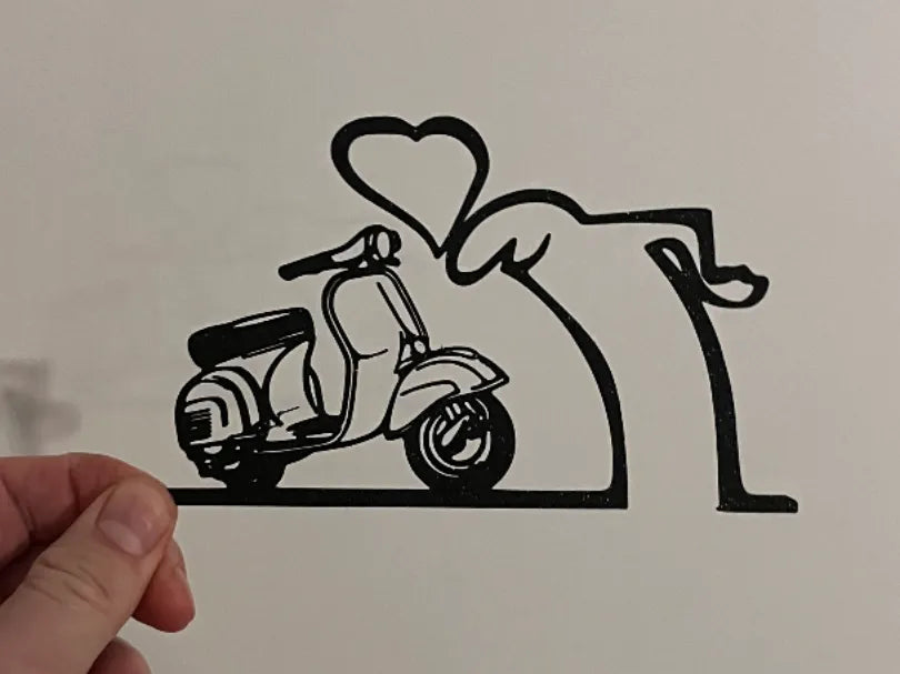 La ligne Vespa Amour - Auto Print