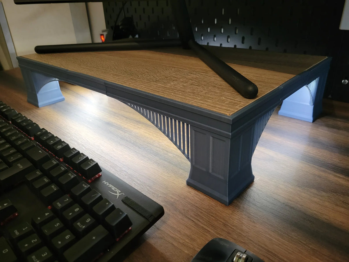 Rehausseur d'écran inspiré d'un pont - Bureau Print
