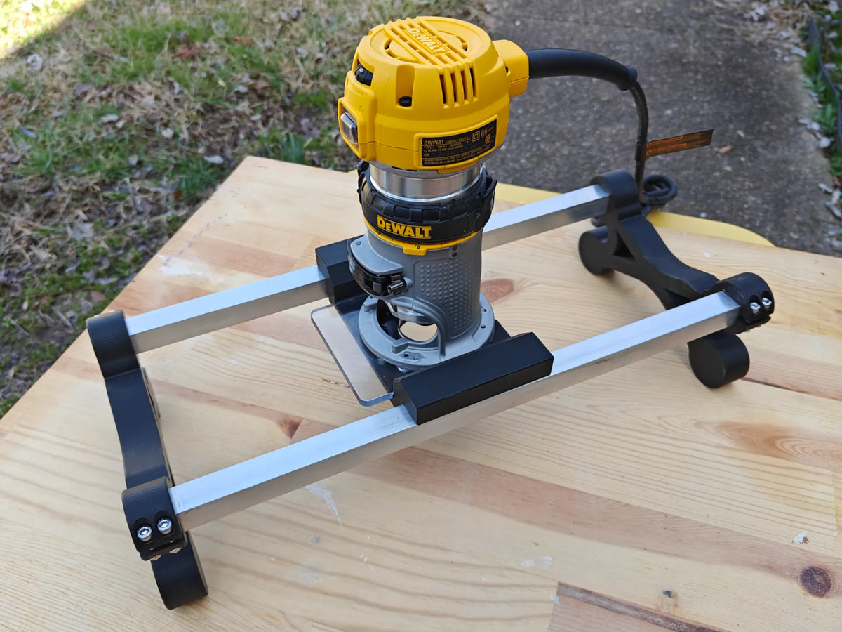 Gabarit d'aplanissement de plaque pour toupie à affleurer Dewalt DWP611 - Atelier Print
