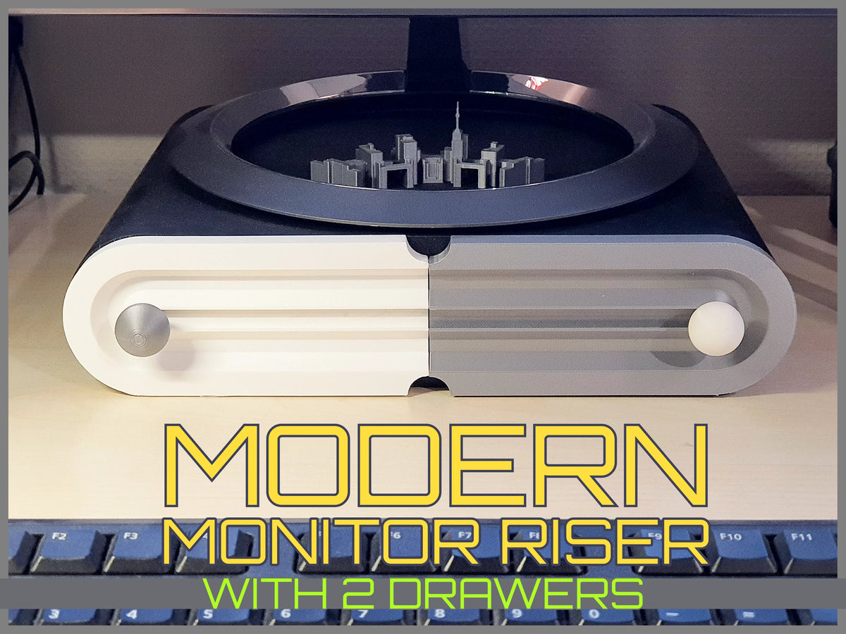 Rehausseur d'écran moderne – modèle 2 - Bureau Print