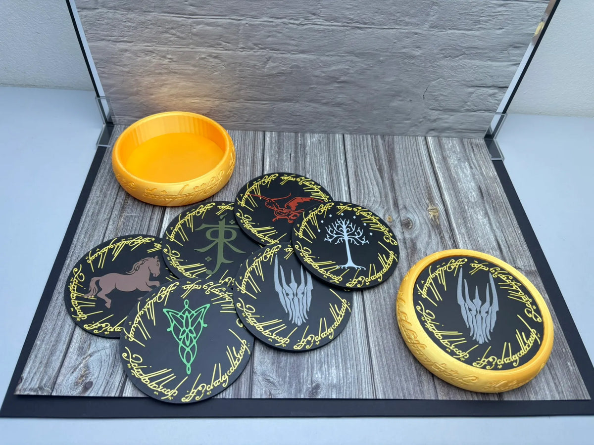 Sous-verres fantastiques Seigneur des Anneaux - Geek Print