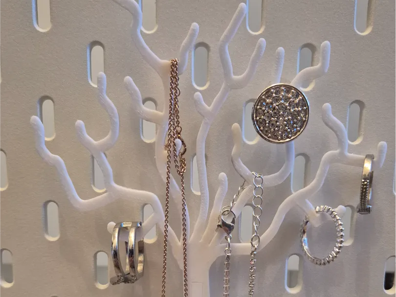 Organisateur Arbre à Bijoux Décoratif pour IKEA Skådis - Bijoux Print