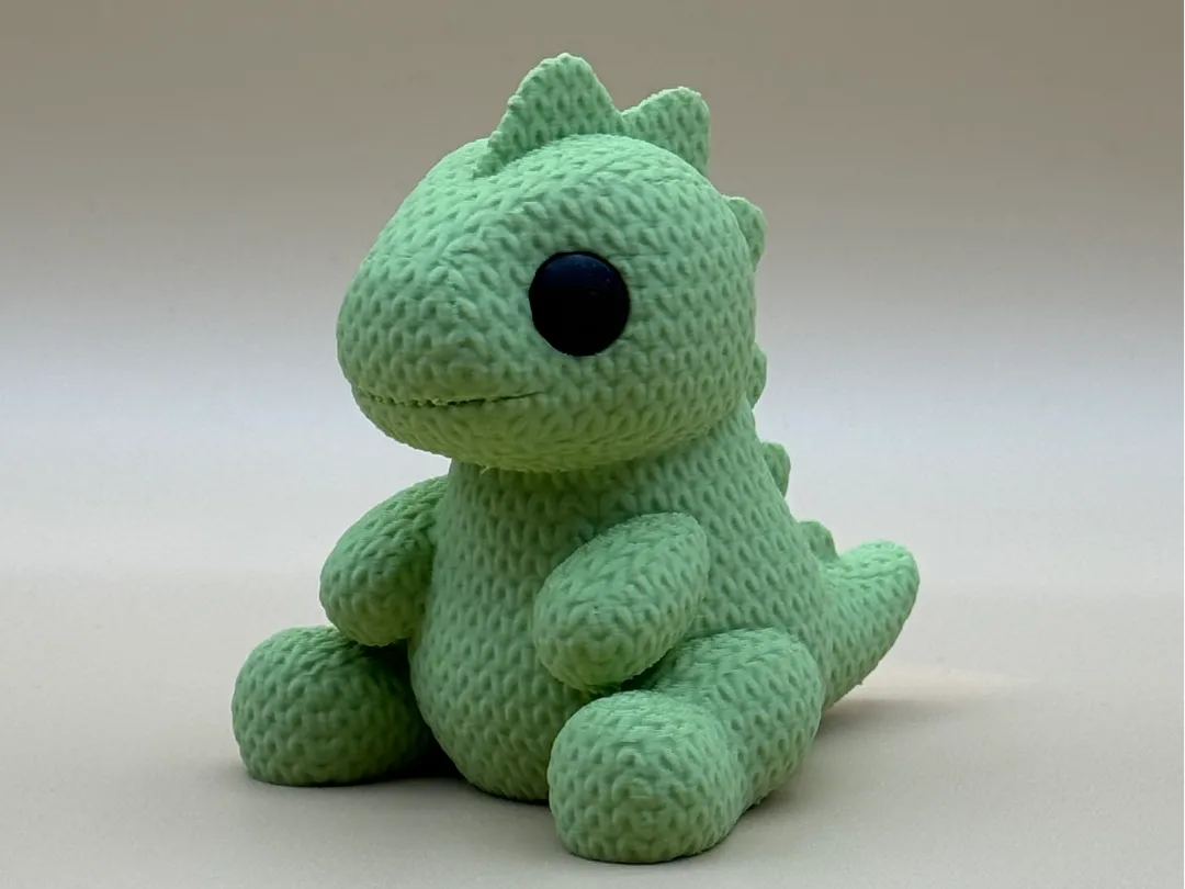 Dinosaurien au tricot pour bébé - Maquette Print