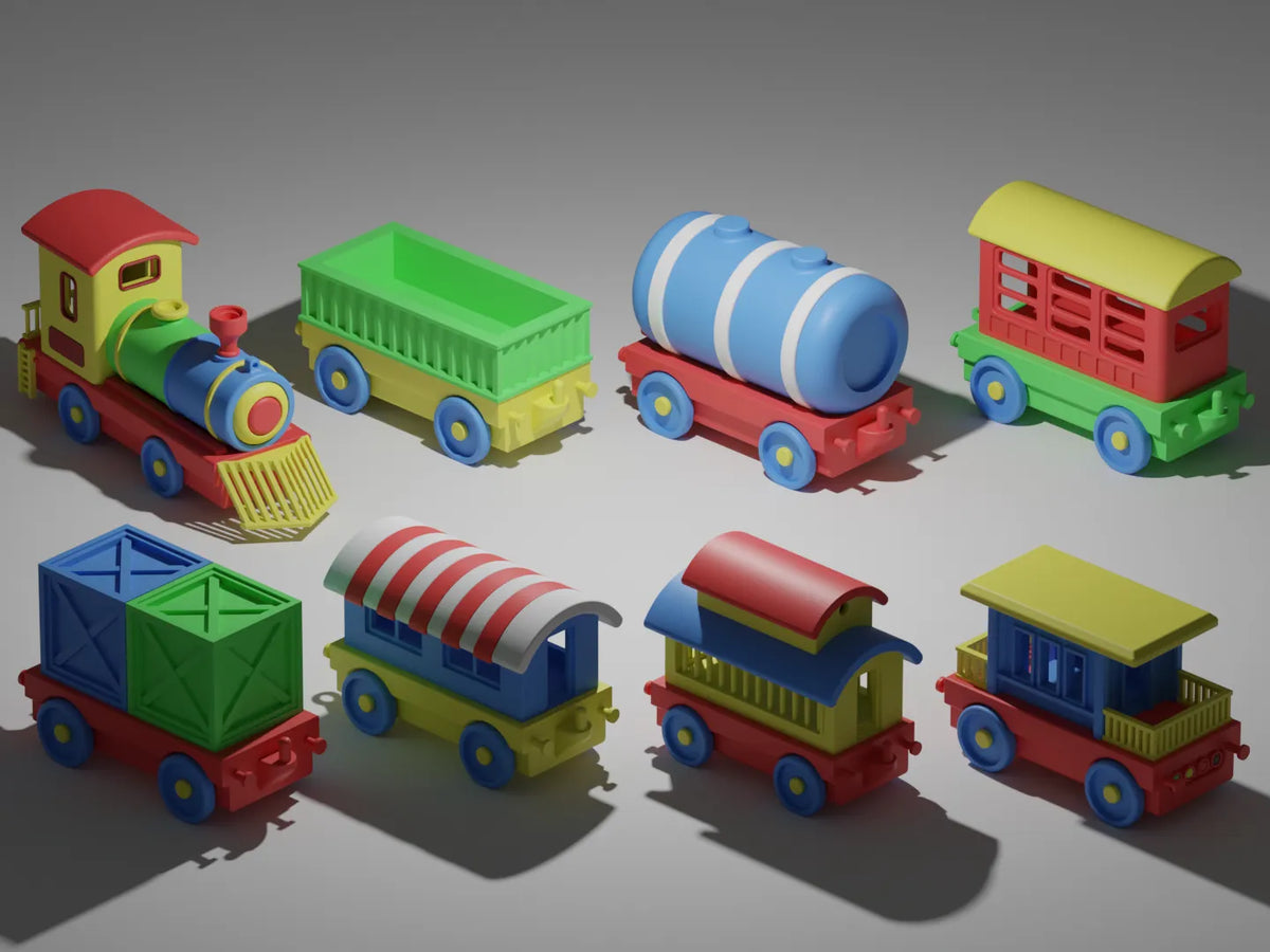 Ensemble de train jouet - Maquette Print