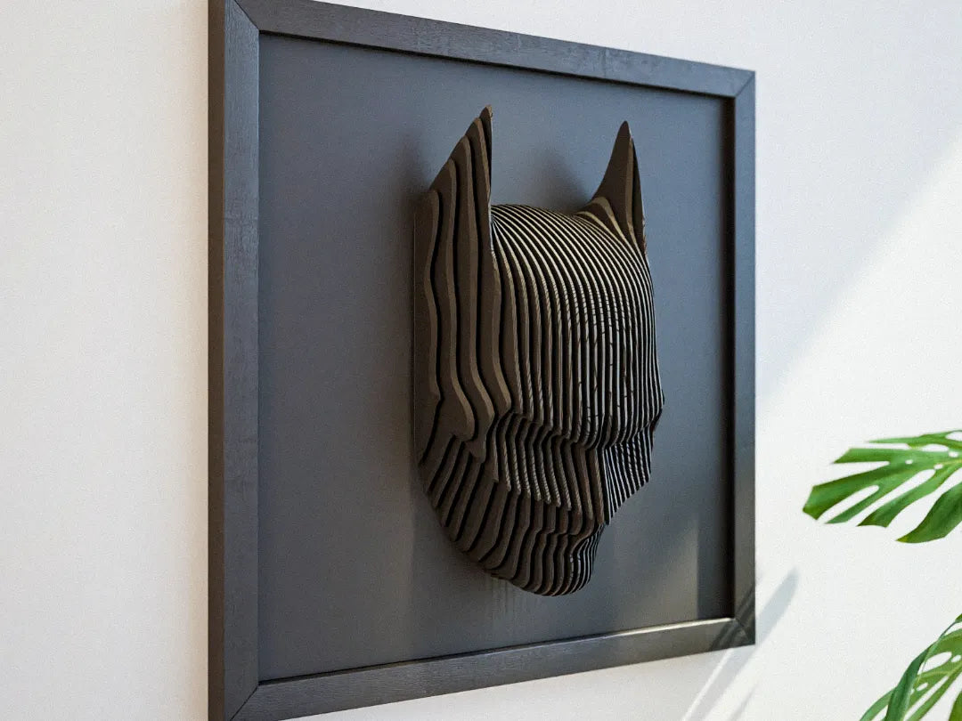 Décor mural superposé Batman – Chevalier Noir - Art Print