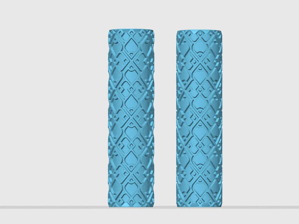 Rouleaux texture motif mosaïque - Art Print