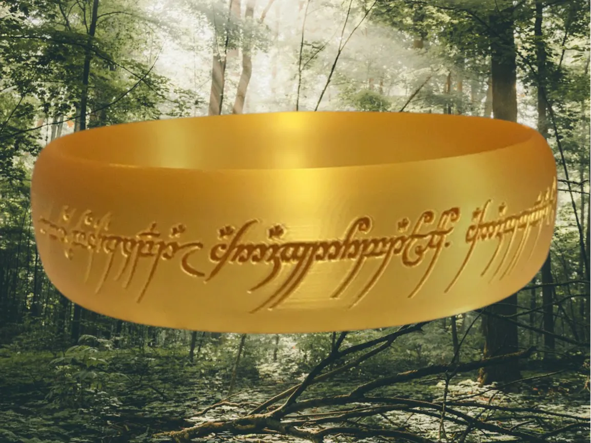 L'Anneau Unique, Taille Jumbo - Le Seigneur des Anneaux - Geek Print