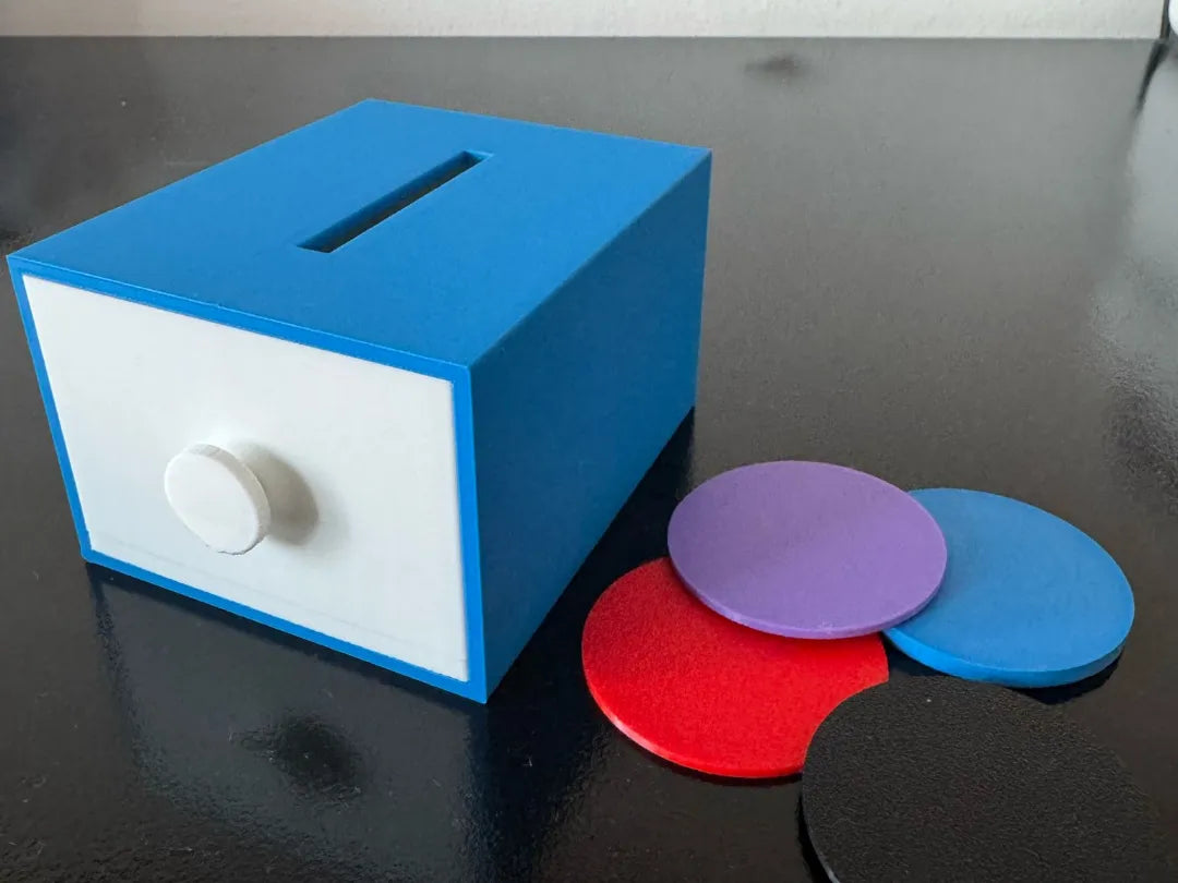 Boîte à puzzle Montessori pour enfant, jeu de pièces à insérer - Bébé Print