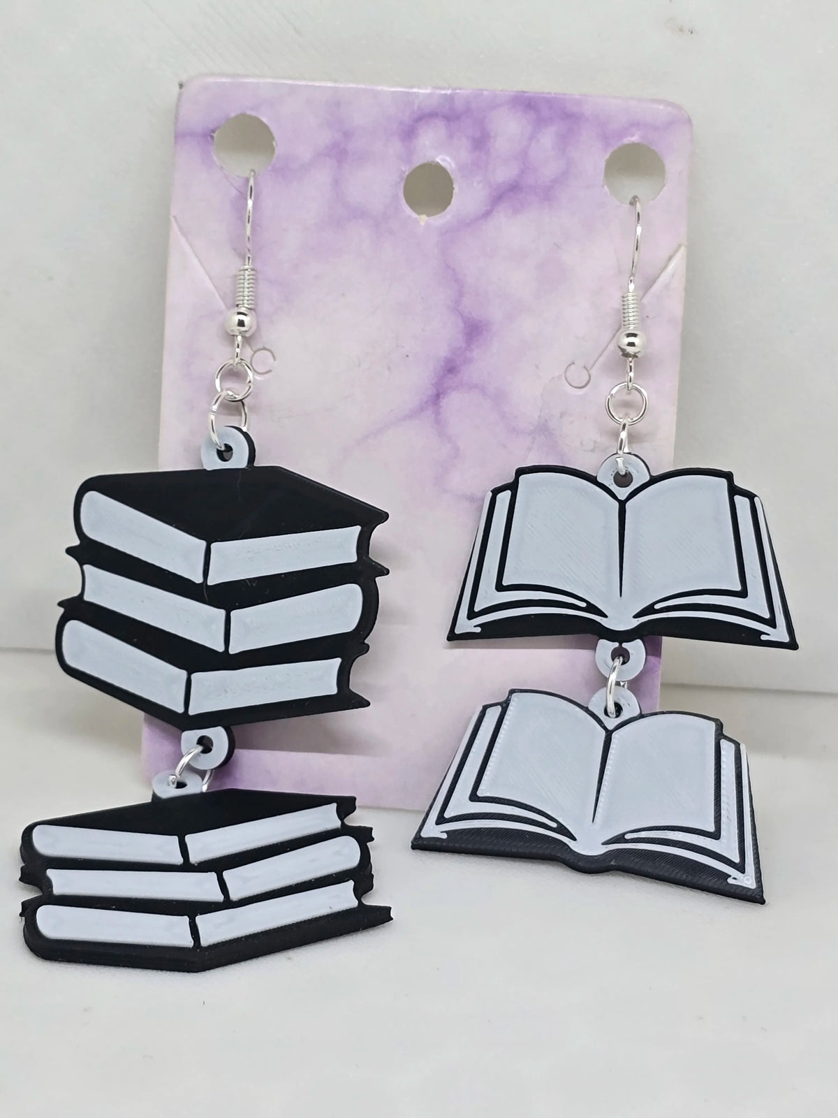 Boucles d'oreilles simples et doubles trous - Bijoux Print