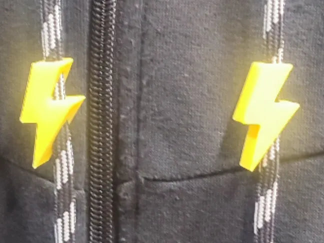Billes de cordon pour sweat à capuche éclair - Bijoux Print