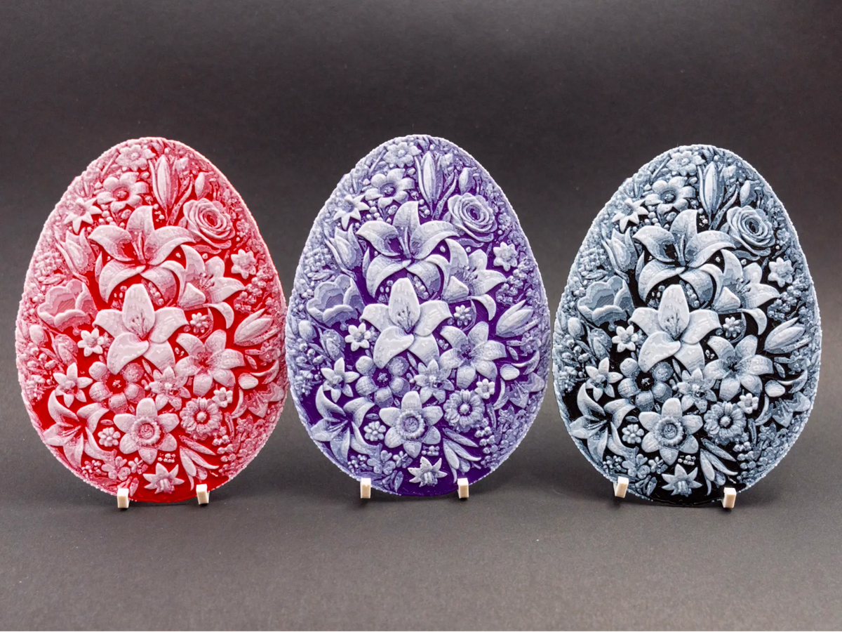 Œuf fleuri de Pâques - Fêtes Print
