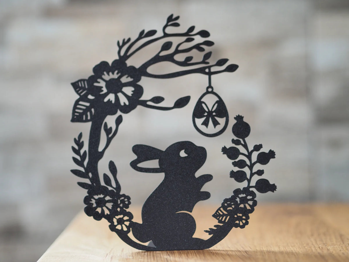 Lapin de Pâques avec support - Fêtes Print