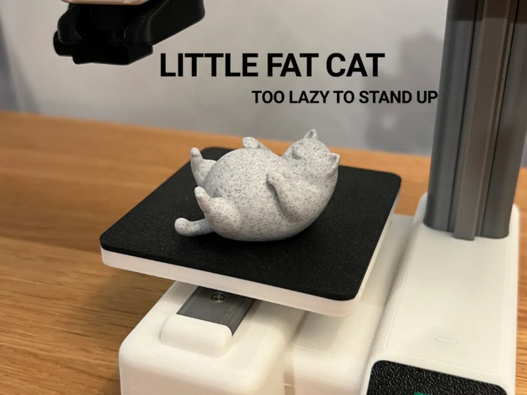 Petit Chat Gras - Figurine Print