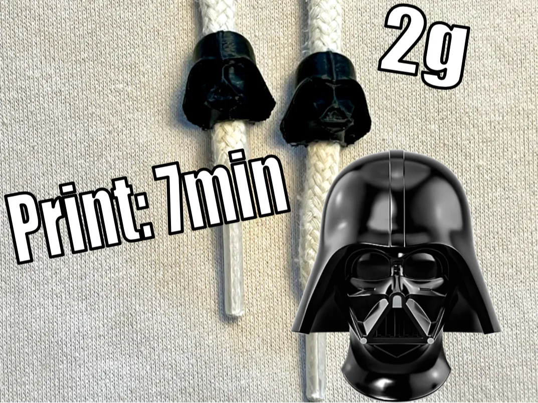 Billes de serrage pour capuche Dark Vador - Bijoux Print