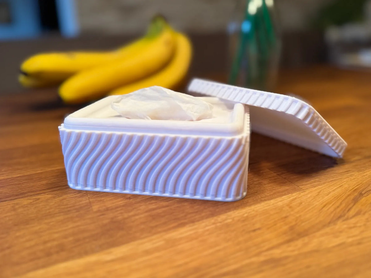 Boîte à lingettes ondulée - Bébé Print