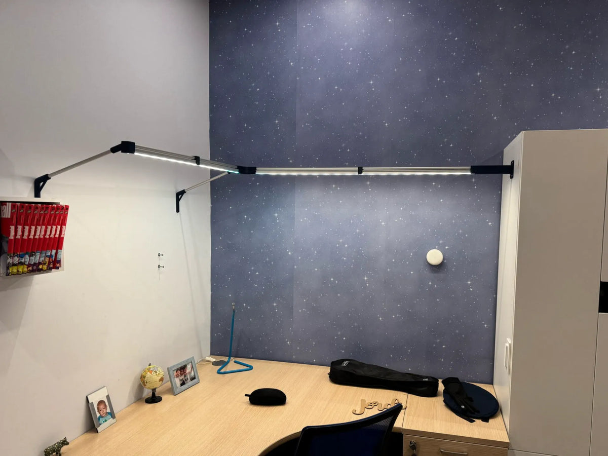 Lampe de bureau avec bande LED Hue - Lumière Print