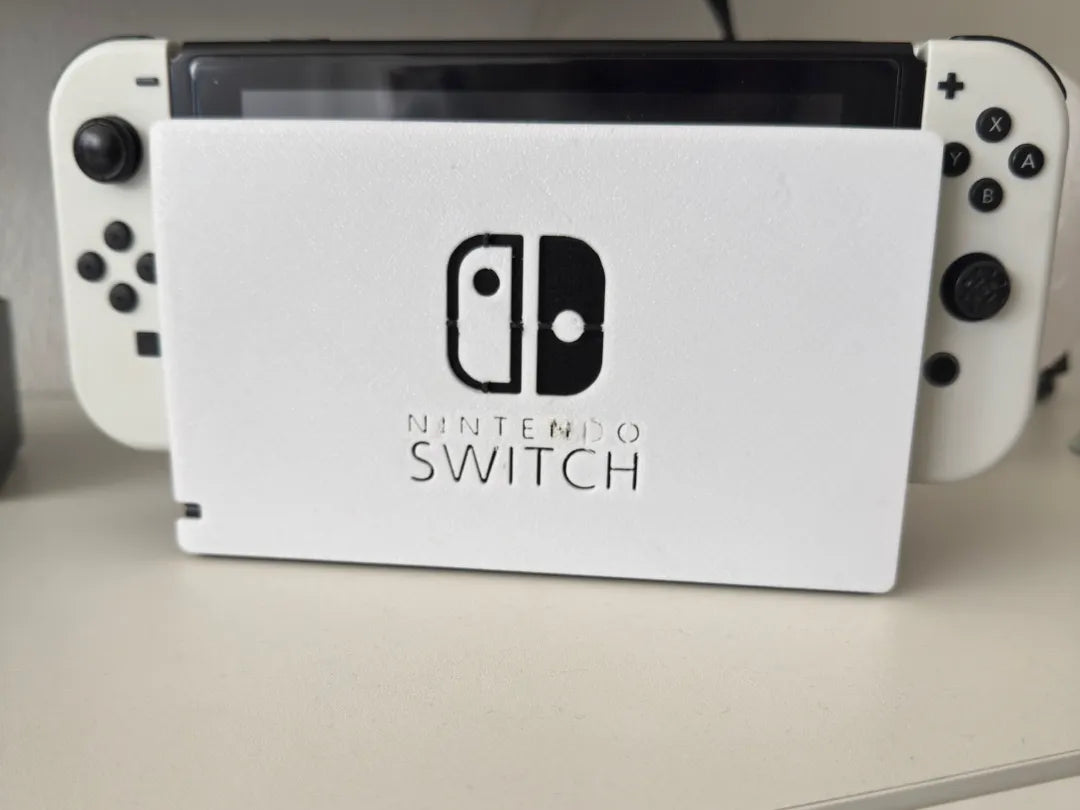 Coque de station d'accueil Nintendo Switch blanche - Tech Print