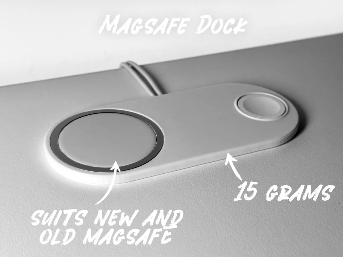 Station d'accueil MagSafe pour iPhone et Apple Watch (Générations 1 et 2) - Bijoux Print