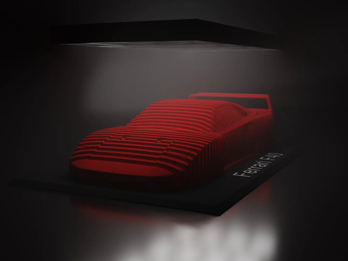 Sculpture en Couches Ferrari F40 - Auto Print