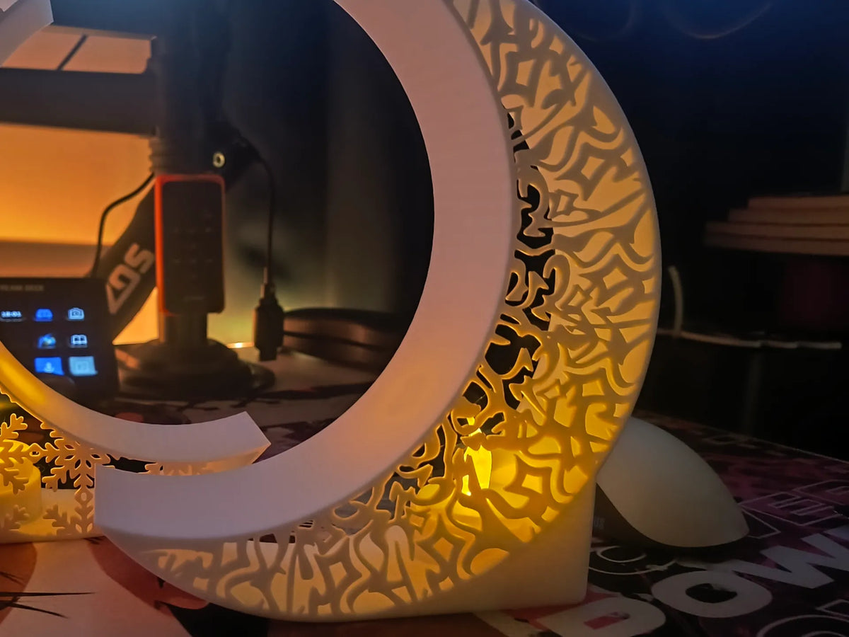 Lampe à thé en forme de lune - Maison Print