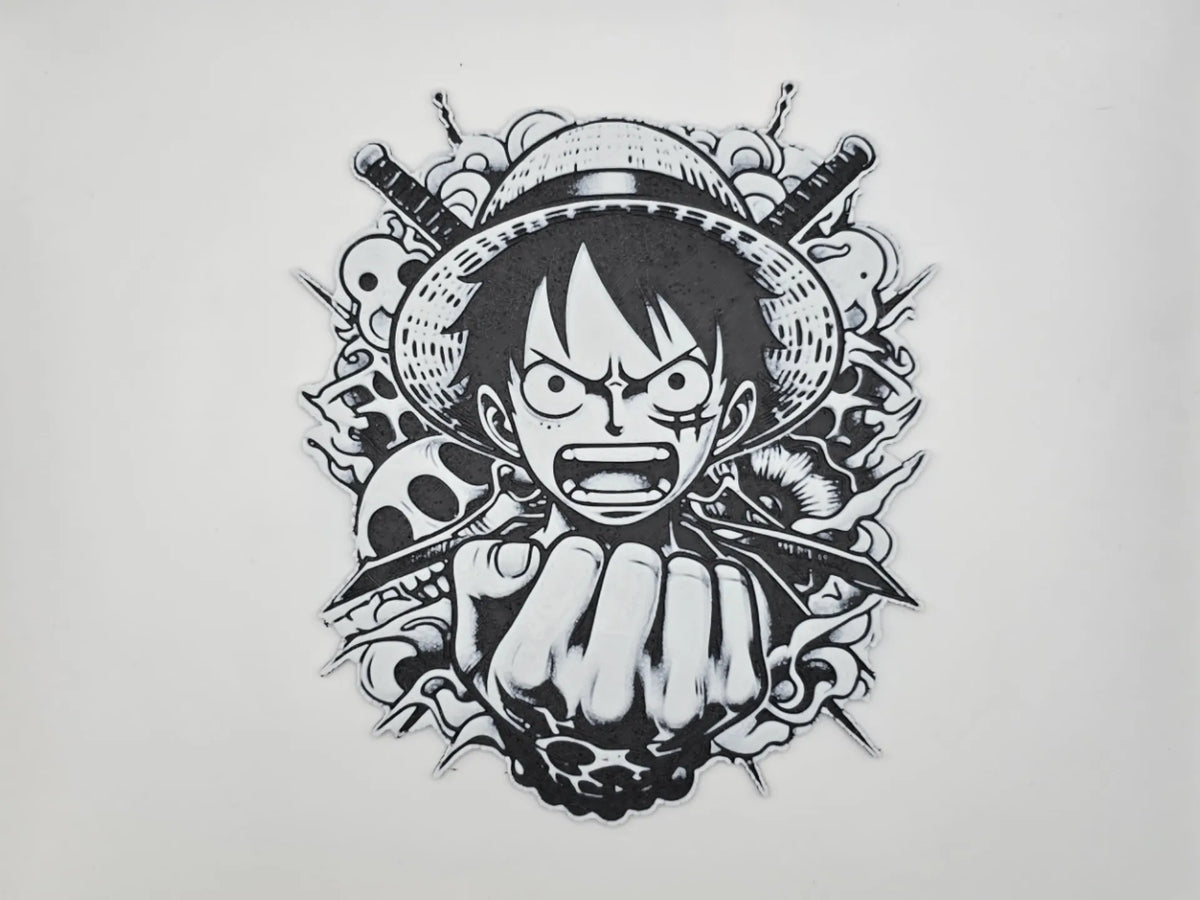Luffy One Piece - Figurine Print