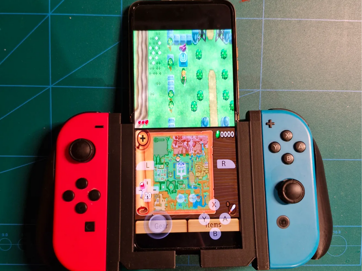 Poignée Joy-Con verticale pour téléphone - Tech Print