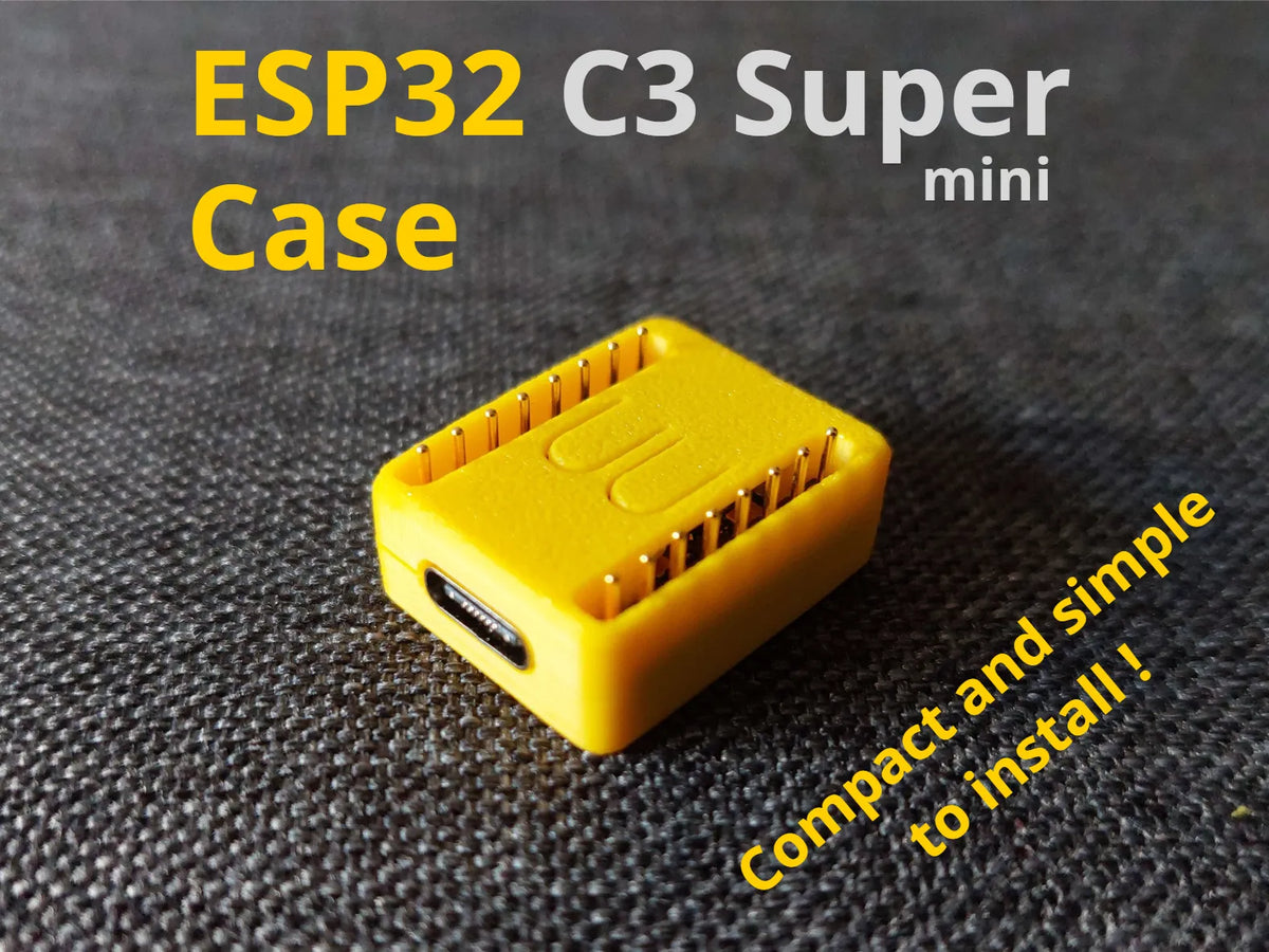 Boîtier super mini ESP32 C3 - Science Print