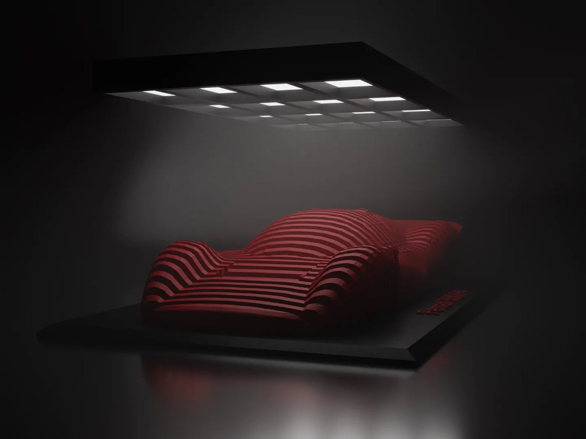 Sculpture en Couches Ferrari 330 P4 - Auto Print