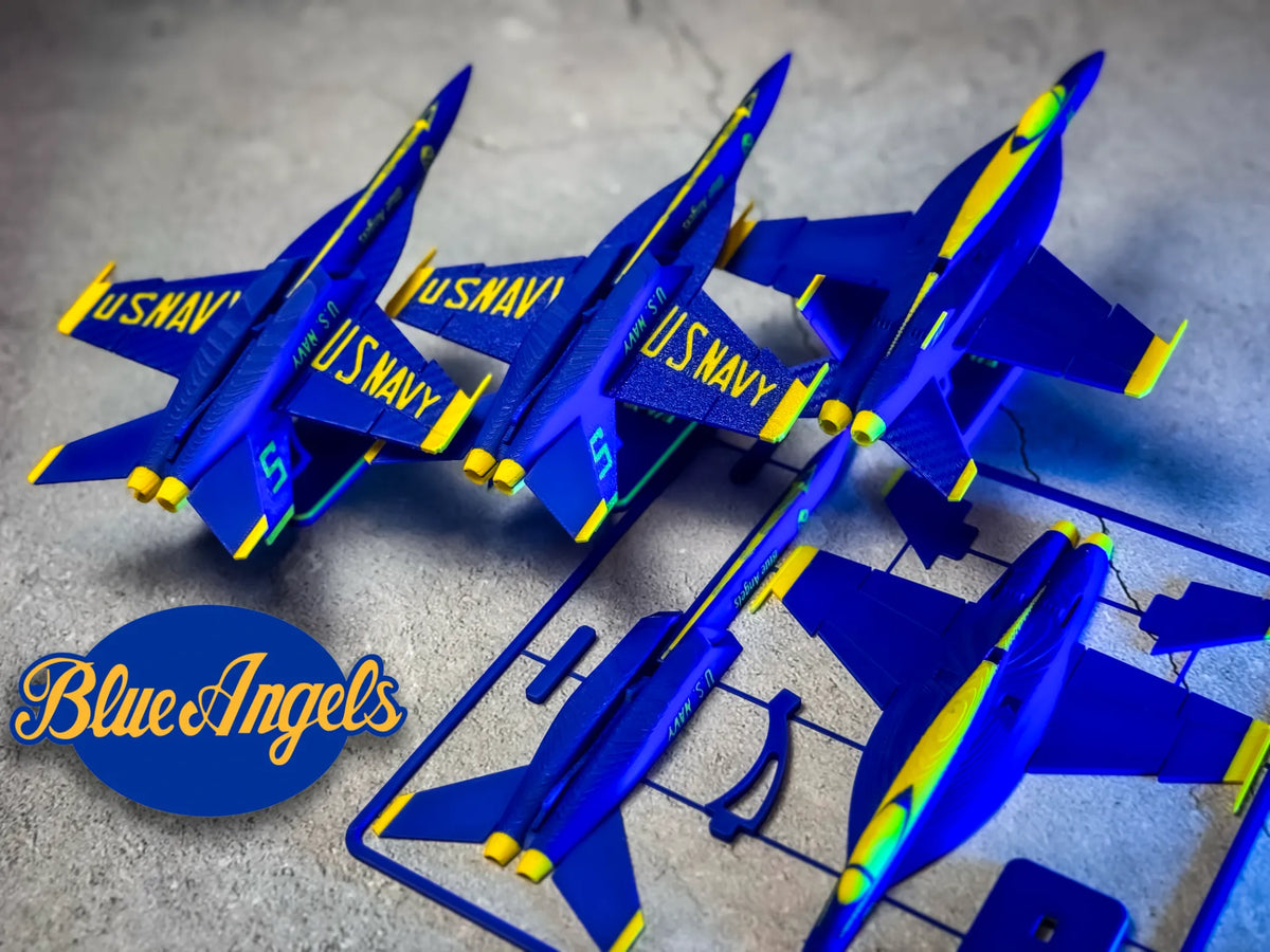 Kit carte avion F/A-18 Super Hornet Blue Angels - Maquette Print