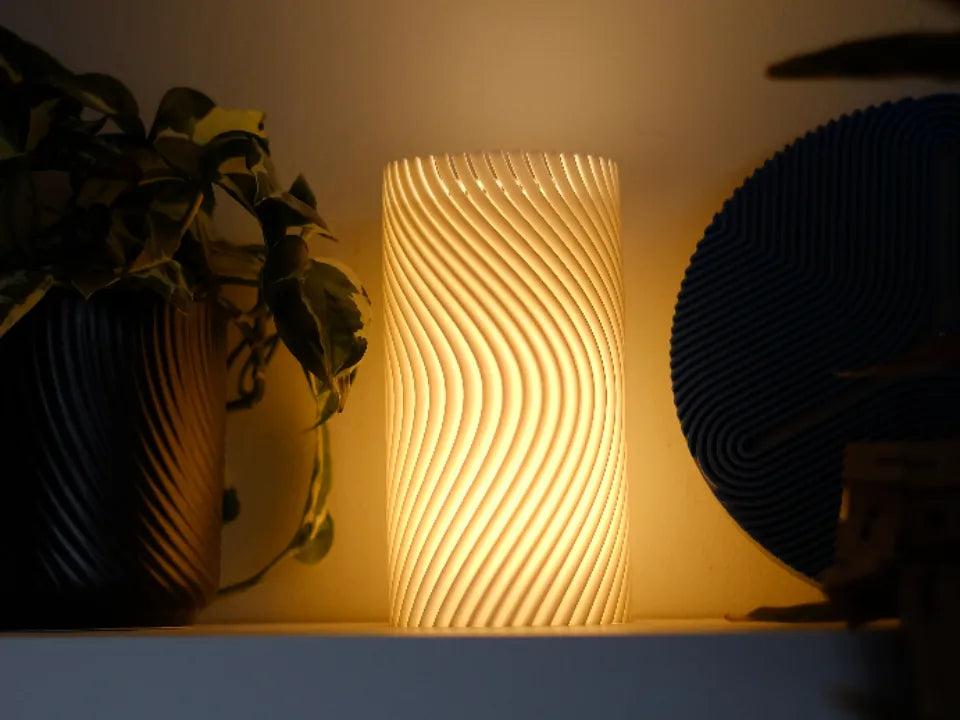 Lampe de bureau moderne. Lampe de bureau sans fil RVB - Lumière Print