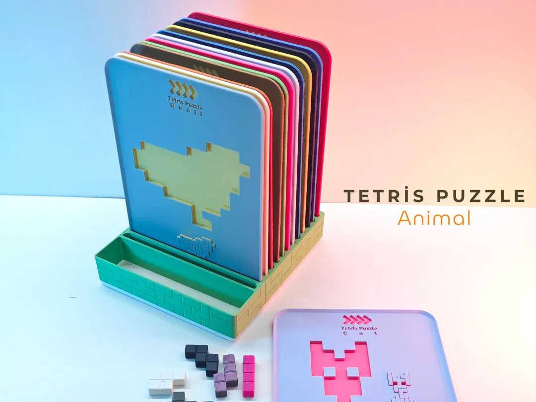 Puzzle Tetris – modèle 2 - Jeux Print