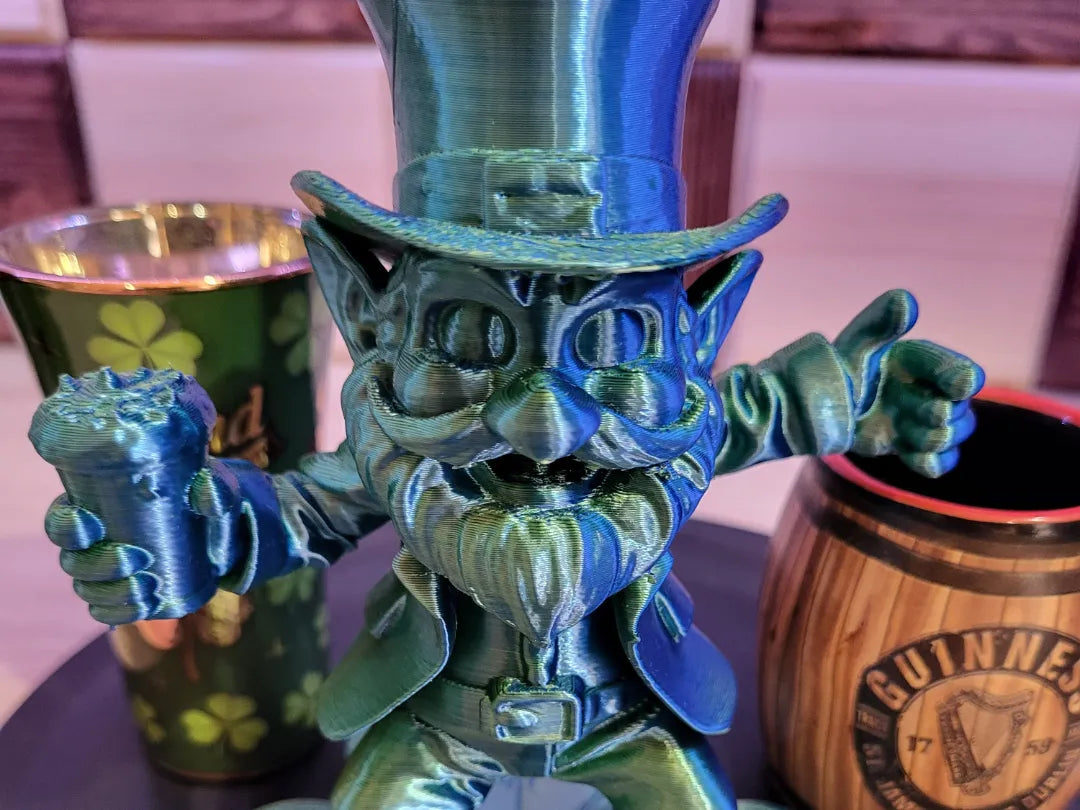 Leprechaun de la Saint-Patrick - Décoration de bar et pub porte-bonheur - Fêtes Print