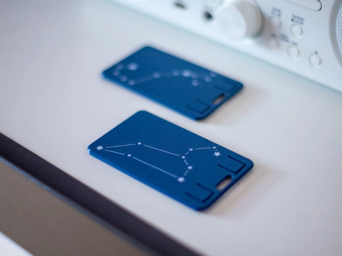 Porte-badges/carte d'identité : signes du zodiaque / étoiles - NFC Print