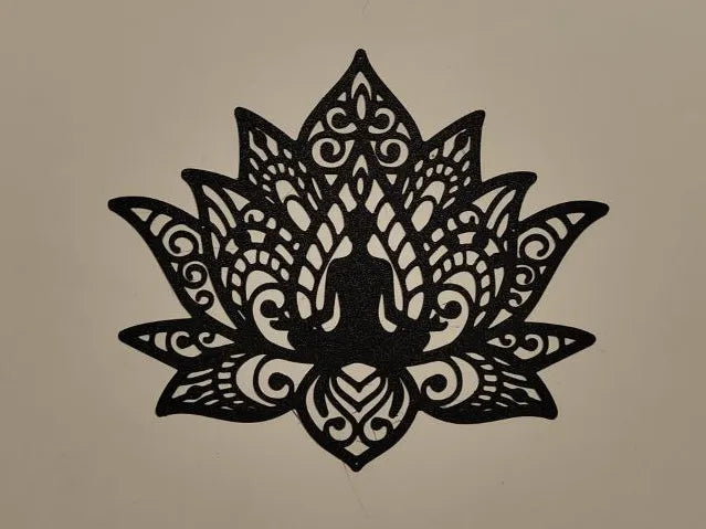Yoga de la fleur de lotus - Sport Print