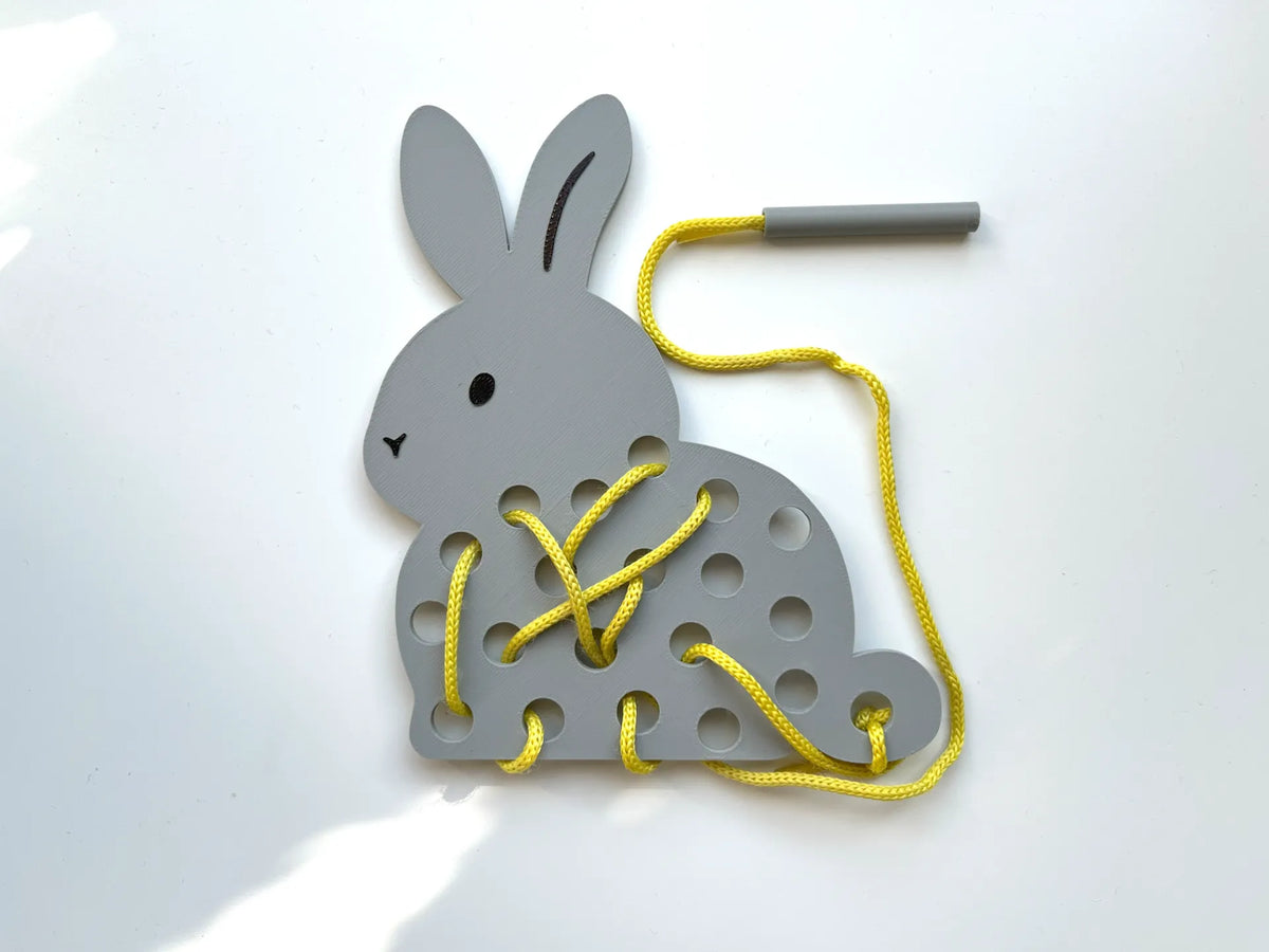 Jouet à lacer lapin pour enfant - Jeux Print