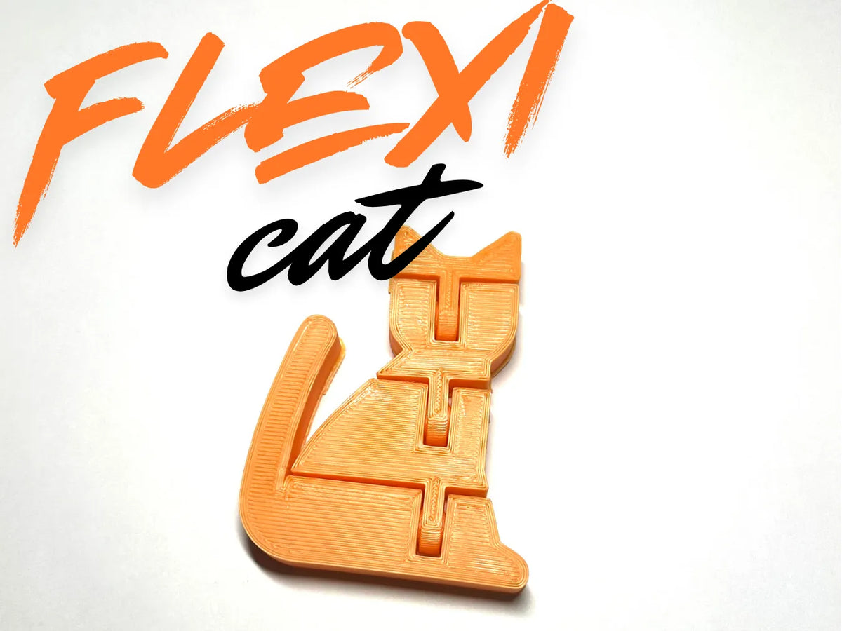 Chat Flexible – modèle 4 - Figurine Print